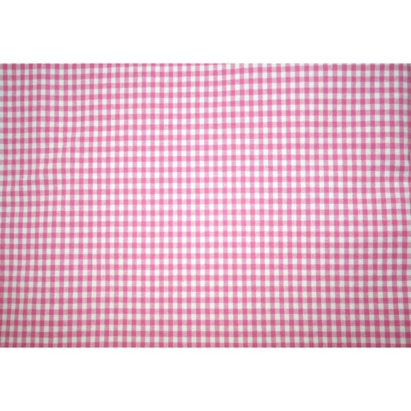 Pottery Barn Kids Girls Nursery Pink White Gingham Blackout Curtain Panel 44x84 - Picture 2 of 9